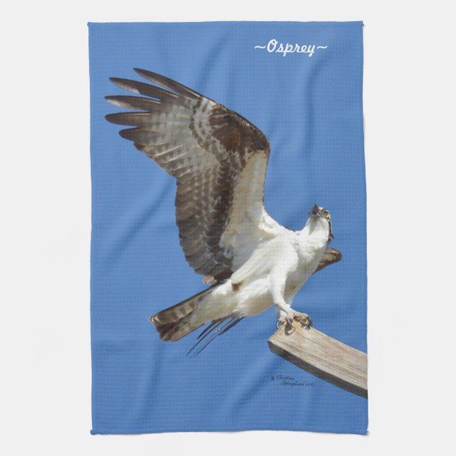 Osprey wings Kitchen Toalla (Vertical)