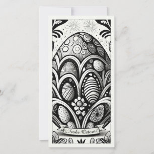 Ostermotiv monocromo Personalizado mit Ostereier 1