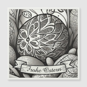 Ostermotiv monocromo Personalizado mit Ostereier 9