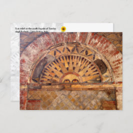 Ostia Antica Sun Relief, Italia - postal