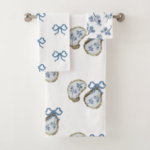 Ostras De Bocos Azules Y Flor