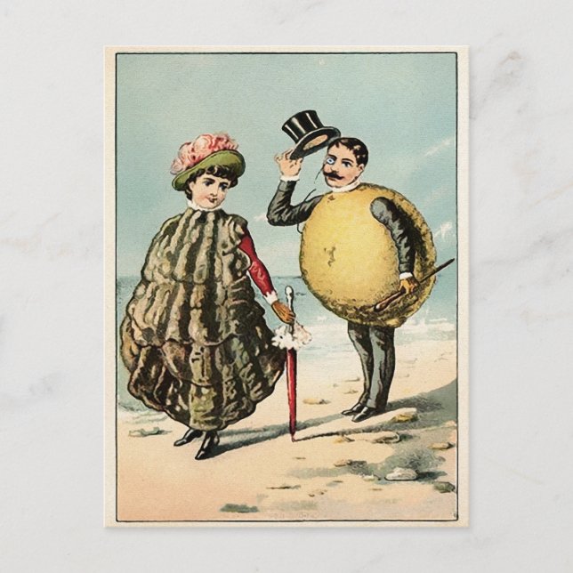 Ostras victorianas y postales de limón (Anverso)