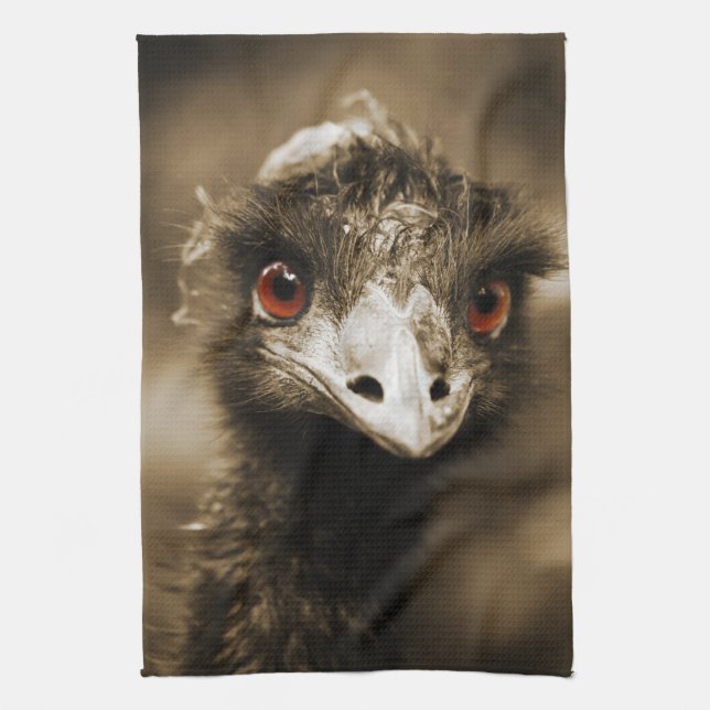 Ostriches Mira toalla de mano (Vertical)
