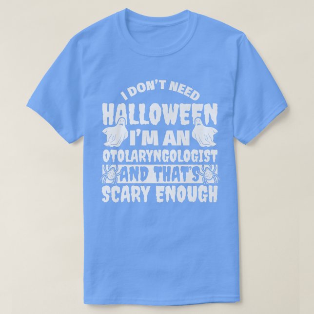 OTOLARYNGOLOGISTA Halloween Graciosa Camiseta Prem (Diseño del anverso)