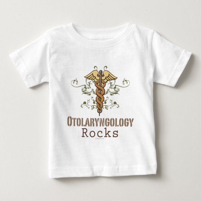 Otolaryngology Rockea Camisa de Tee de Manga Larga (Anverso)