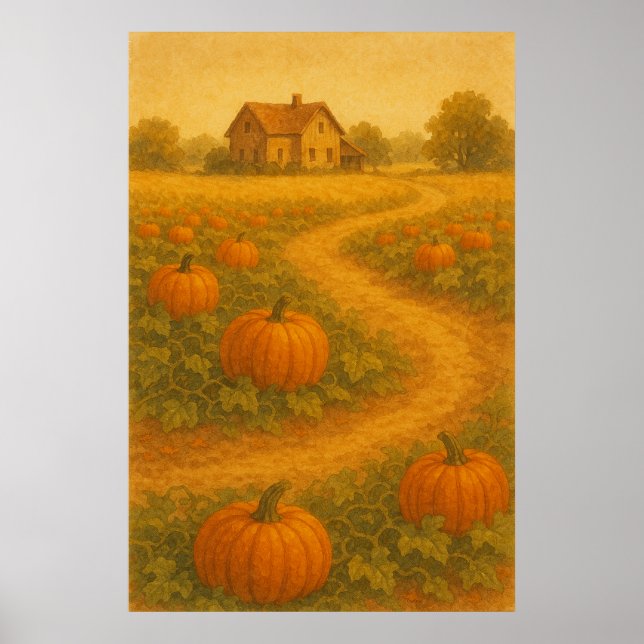 Otoño 2, cosecha brillante, impresión estacional (Frente)