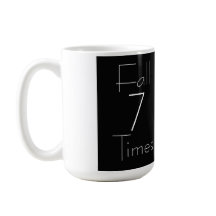 Otoño 7 veces pie 8 taza motivacional