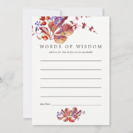 Otoño - Acuarela Caída Acuática Consejo de Ducha B