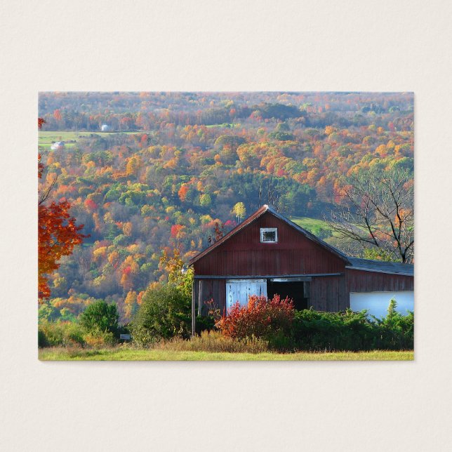 Otoño Barn and Hills ATC (Frente)