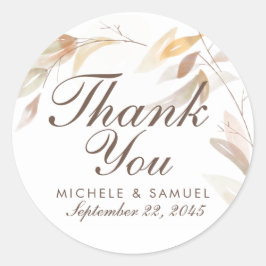 Otoño Cae Gracias A Los Pegatinas Favores