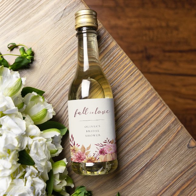 Otoño Calabaza y Flores Silvestres "Enamórate" (Subido por el creador)