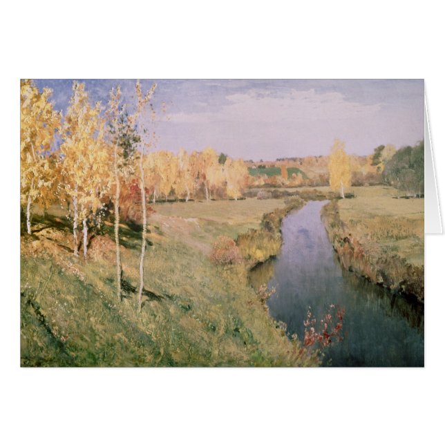 Otoño de oro, 1895 (Anverso (Horizontal))