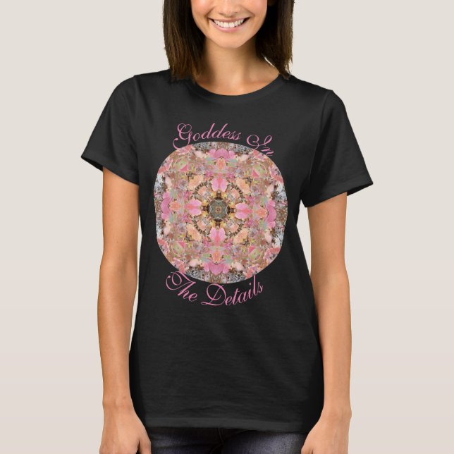 Otoño deja a la diosa Mandala Art Tank Top Tshirt (Anverso)