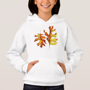 Otoño deja bella naturaleza acuarela arte