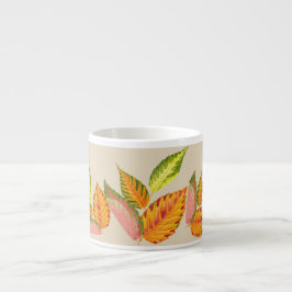 Otoño del partido en una taza de espresso