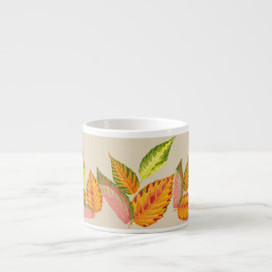 Otoño del partido en una taza de espresso