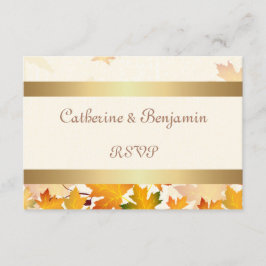 Otoño Dorado deja matrimonio RSVP