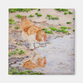 Otoño el imán del pollo