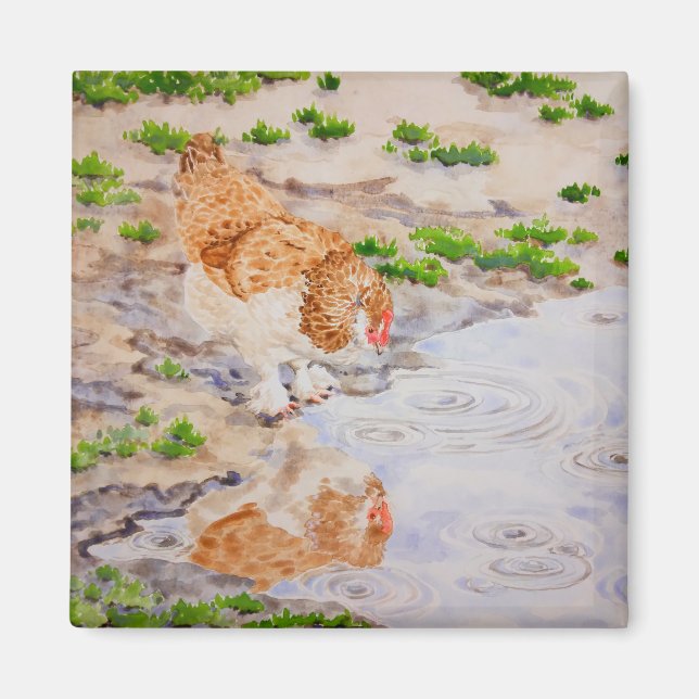 Otoño el imán del pollo (Frente)