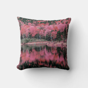 Otoño en almohada rosa