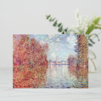 Otoño en Argenteuil por Claude Monet