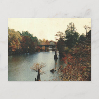 Otoño en el agua - postal