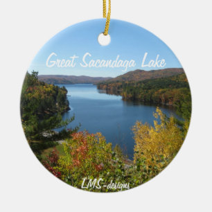 Otoño en el ornamento del Adirondacks