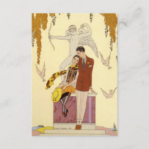 Otoño en Francia invitaciones Art Déco