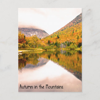 Otoño en la postal de las montañas