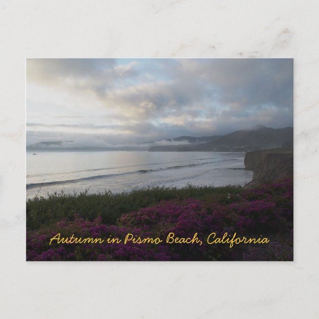 Otoño en la postal Pismo Beach (Anverso)