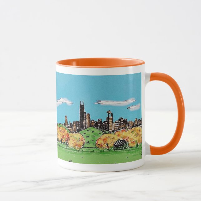 Otoño en la taza de Chicago (Derecha)