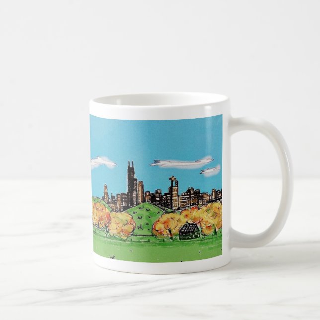 Otoño en la taza de Chicago (Derecha)