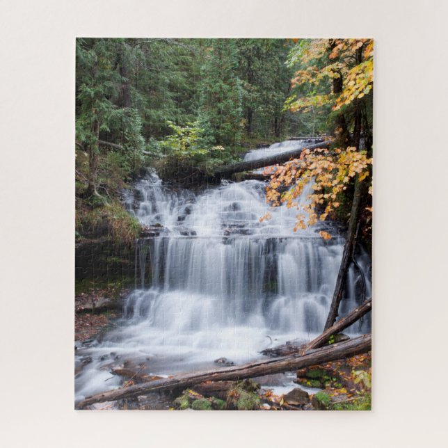 Otoño en los bosques del norte - Rompecabezas del  (Vertical)