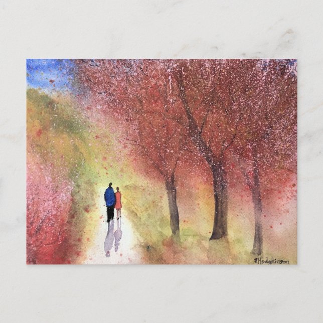 OTOÑO EN MONTREAL, POSTAL (Anverso)