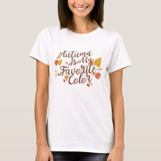 Otoño Es Mi Camisa De Color Favorita, Camisa De Ca