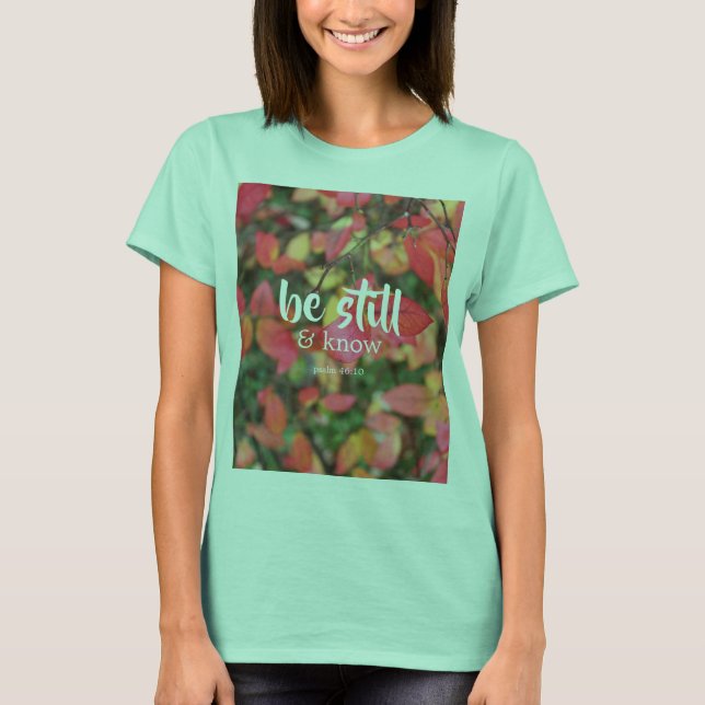 Otoño Estar quieto y conocer la camiseta (Anverso)