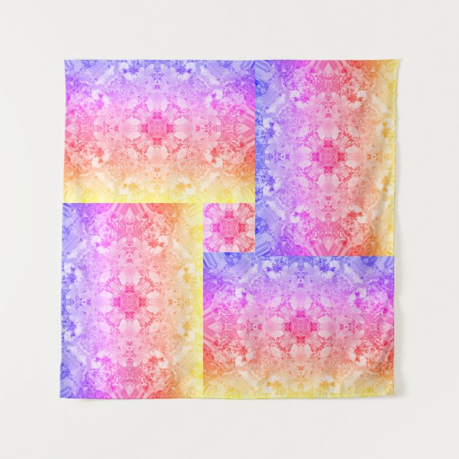 Otoño Sale de Mandala Art Hippie Tapiz Tejido (Anverso)