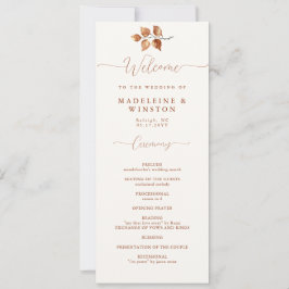 Otoño Sale del Programa Terracotta Elegant Wedding