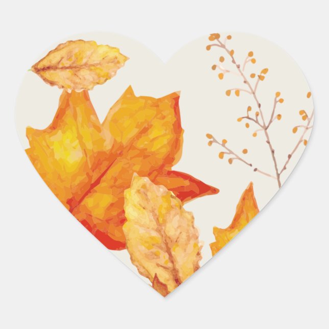 Otoño Sale del Sello Pegatina (Anverso)