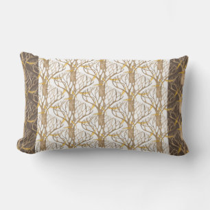 Otoño tardío en una almohada lumbar