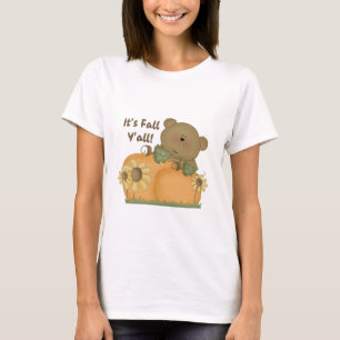 Otoño Teddy Bear Baby Doll Top