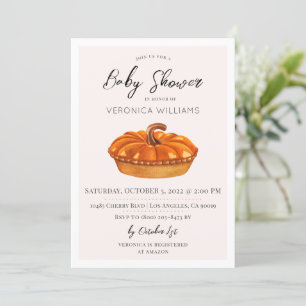 Otoño Trata Invitación Baby Shower