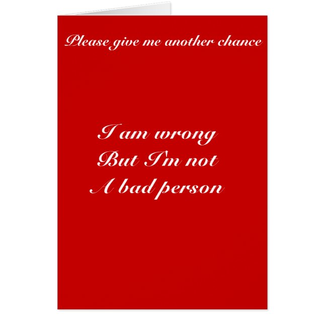 Otra oportunidad (Frente)