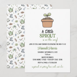Otra pequeña plántula en camino invitación para be