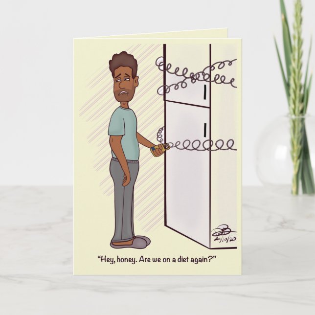 Otra tarjeta de felicitación doblada para mujeres  (Anverso)