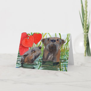 Otras. Una tarjeta de aniversario para los amantes