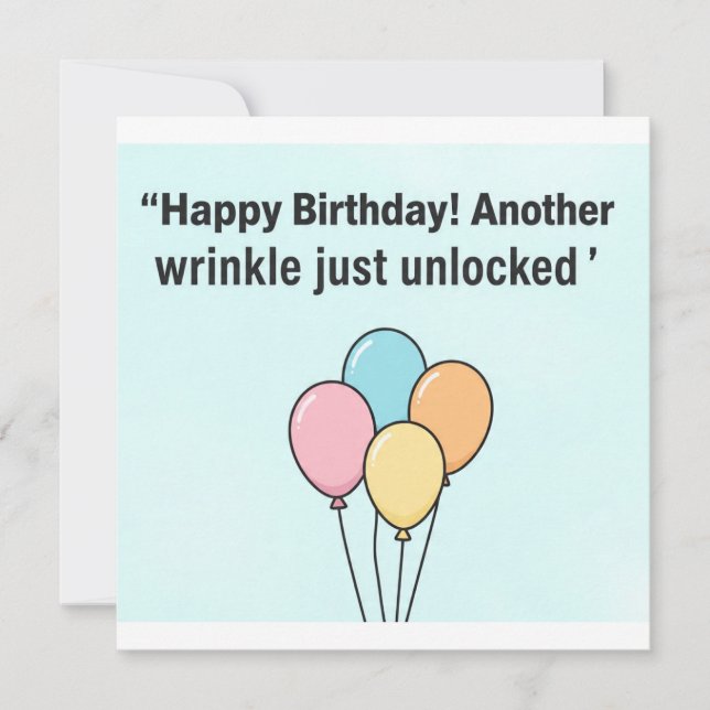 Otro año más cercano a las tarjetas de cumpleaños  (Anverso)