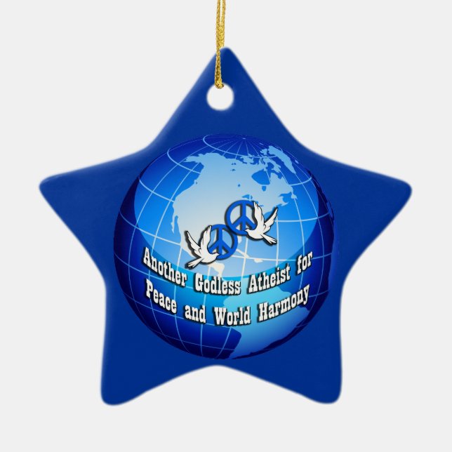 Otro ateo ateo para el ornamento de la estrella de (Frente)