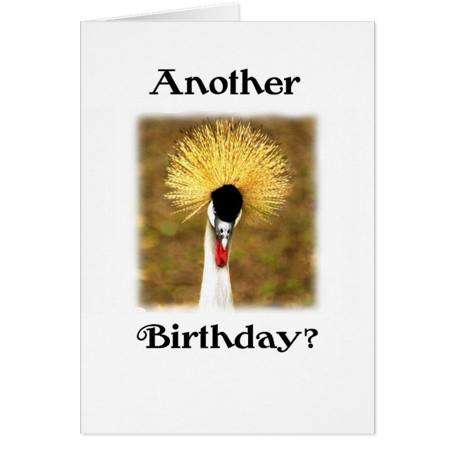 ¿Otro cumpleaños? Tarjeta para adultos mayores (Frente)