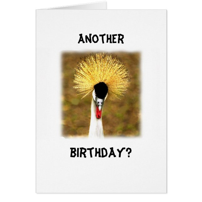 ¿Otro Cumpleaños? Tarjeta para Ciudadano Mayor (Frente)